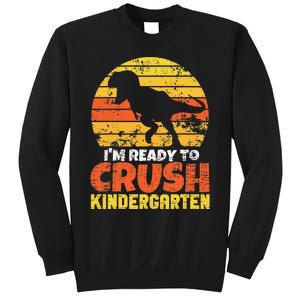 I'm Ready To Crush Kindergarten Dinosaur First Day Of School Sweatshirt