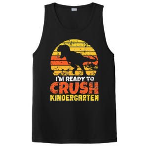 I'm Ready To Crush Kindergarten Dinosaur First Day Of School PosiCharge Competitor Tank