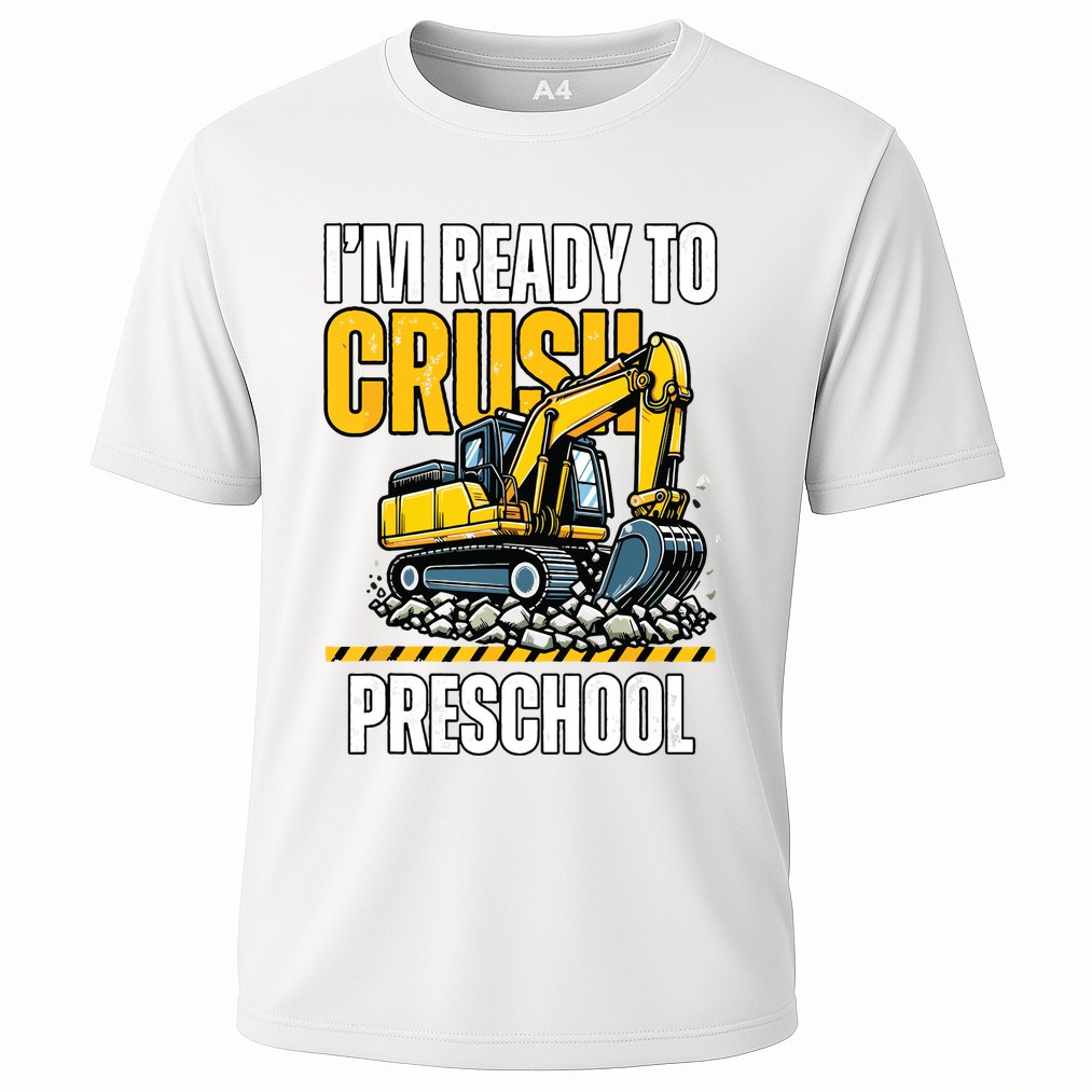 Im Ready To Crush Preschool Boy First Day Of Preschool Cooling Performance Crew T-Shirt