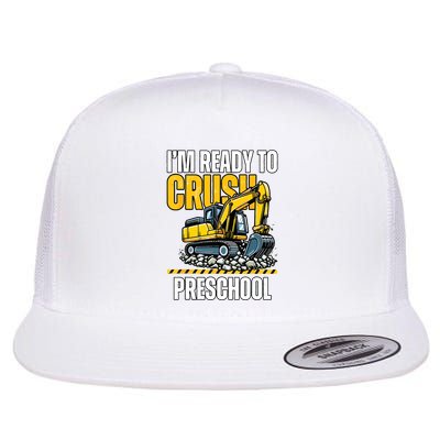 Im Ready To Crush Preschool Boy First Day Of Preschool Flatbill Hat