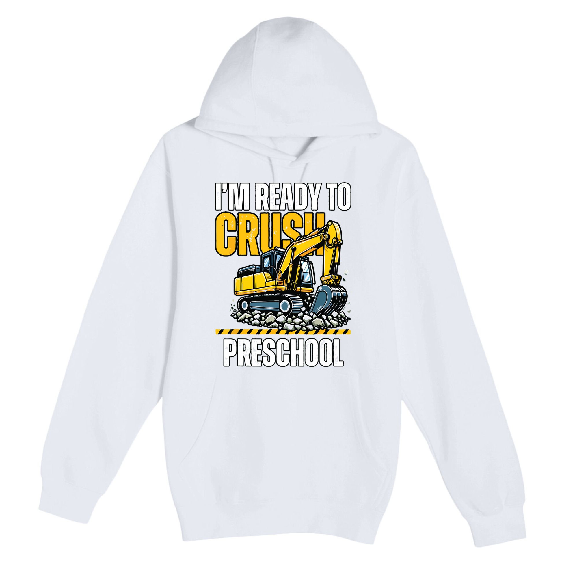 Im Ready To Crush Preschool Boy First Day Of Preschool Premium Pullover Hoodie