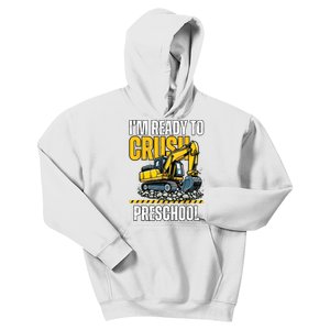 Im Ready To Crush Preschool Boy First Day Of Preschool Kids Hoodie