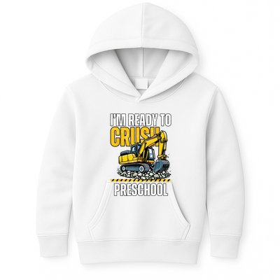 Im Ready To Crush Preschool Boy First Day Of Preschool Kids Hoodie