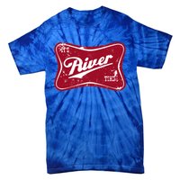 ItS River Time Boating And Fishing Camping Adventure Cute Gift Tie-Dye T-Shirt