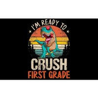 I'm Ready To Crush 1st Grade Dinosaur First Day Of School Bumper Sticker