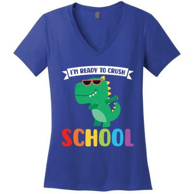 Im Ready To Crush School 1St Grade Meaningful Gift Women's V-Neck T-Shirt