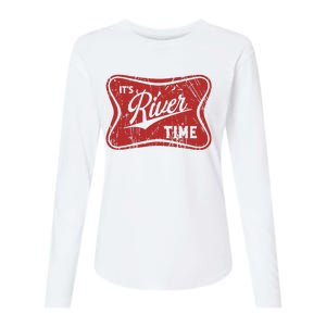 ItS River Time River Vibes Womens Cotton Relaxed Long Sleeve T-Shirt