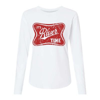 ItS River Time River Vibes Womens Cotton Relaxed Long Sleeve T-Shirt