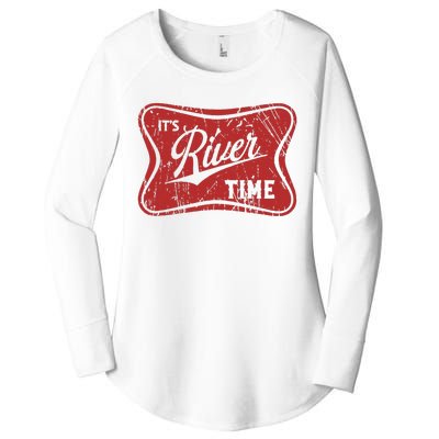 ItS River Time River Vibes Women's Perfect Tri Tunic Long Sleeve Shirt