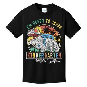 I'm Ready To Crush Kindergarten Dinosaur First Day Of School Kids T-Shirt