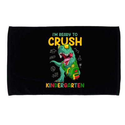 Im Ready To Crush Kindergarten Dinosaur Back To School Microfiber Hand Towel