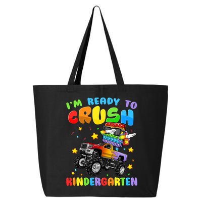 I'm Ready To Crush Kindergarten Poppin’ First Day Of School Gift 25L Jumbo Tote