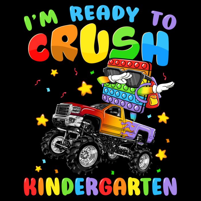 I'm Ready To Crush Kindergarten Poppin’ First Day Of School Gift Wool Snapback Cap
