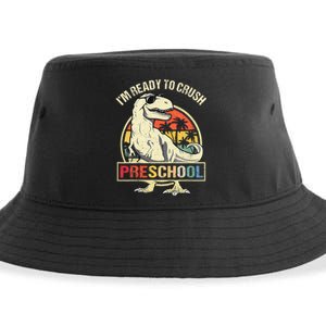 I'm Ready To Crush Preschool Dinosaur T Rex Back To School Sustainable Bucket Hat