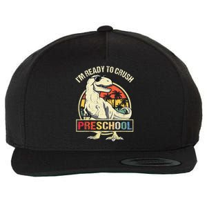 I'm Ready To Crush Preschool Dinosaur T Rex Back To School Wool Snapback Cap