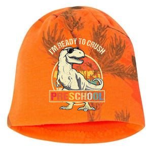 I'm Ready To Crush Preschool Dinosaur T Rex Back To School Kati - Camo Knit Beanie