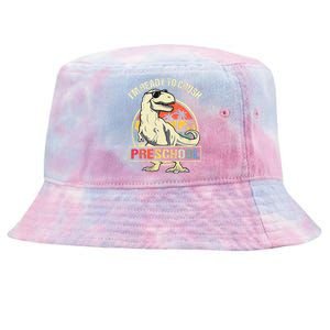 I'm Ready To Crush Preschool Dinosaur T Rex Back To School Tie-Dyed Bucket Hat