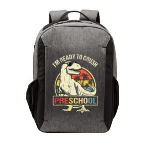 I'm Ready To Crush Preschool Dinosaur T Rex Back To School Vector Backpack