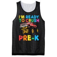 Im Ready To Crush PreK First Day Monster Truck Mesh Reversible Basketball Jersey Tank