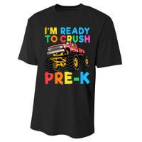 Im Ready To Crush PreK First Day Monster Truck Performance Sprint T-Shirt