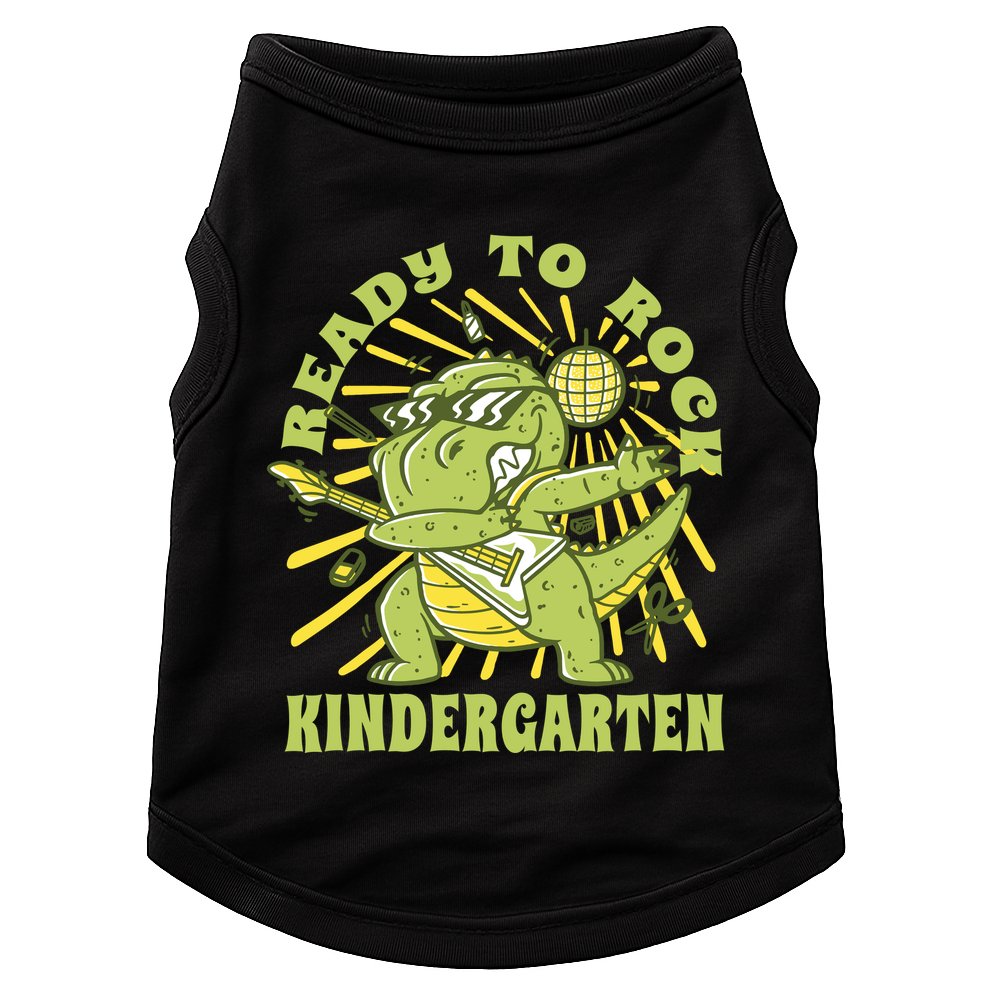 I'm Ready To Crush Kindergarten Dinosaur Doggie Tank