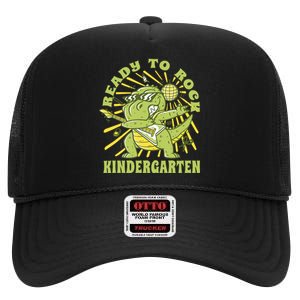 I'm Ready To Crush Kindergarten Dinosaur High Crown Mesh Back Trucker Hat