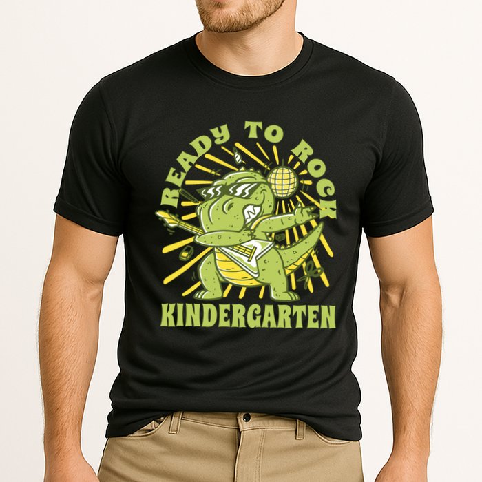 I'm Ready To Crush Kindergarten Dinosaur Cooling Performance Crew T-Shirt