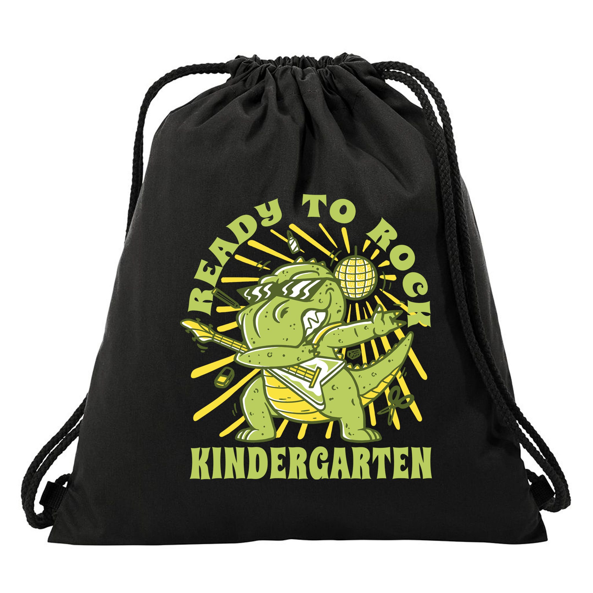 I'm Ready To Crush Kindergarten Dinosaur Drawstring Bag