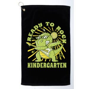 I'm Ready To Crush Kindergarten Dinosaur Platinum Collection Golf Towel