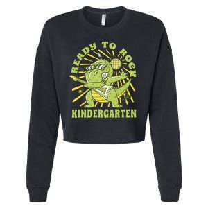 I'm Ready To Crush Kindergarten Dinosaur Cropped Pullover Crew