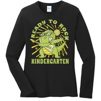 I'm Ready To Crush Kindergarten Dinosaur Ladies Long Sleeve Shirt