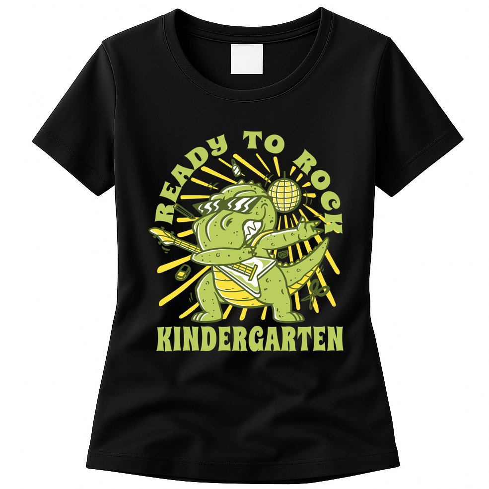 I'm Ready To Crush Kindergarten Dinosaur Womens T-Shirt