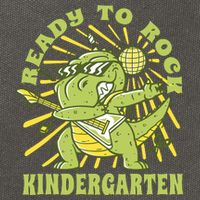I'm Ready To Crush Kindergarten Dinosaur Cotton Canvas Backpack