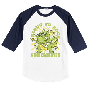 I'm Ready To Crush Kindergarten Dinosaur Baseball Sleeve Shirt