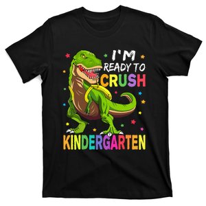 I'm Ready To Crush Kindergarten Back To School Dinosaur T-Shirt