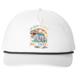 I'm Ready To Crush PreSchool Dinosaur First Day Of School Snapback Five-Panel Rope Hat