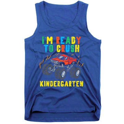 Im Ready To Crush Kindergarten Monster Truck First Day Tank Top