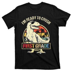 I'm Ready To Crush 1st Grade Dinosaur T Rex Back To School T-Shirt