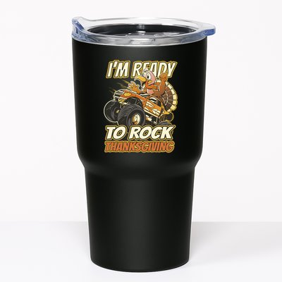 I'm Ready To Rock Thanksgiving Turkey Monster Truck Tumbler