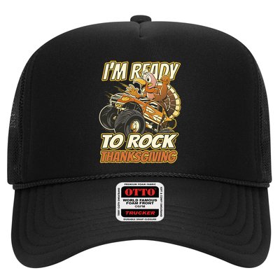 I'm Ready To Rock Thanksgiving Turkey Monster Truck Trucker Hat