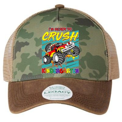 I'm Ready To Crush Kindergarten Monster Truck Legacy Tie Dye Trucker Hat