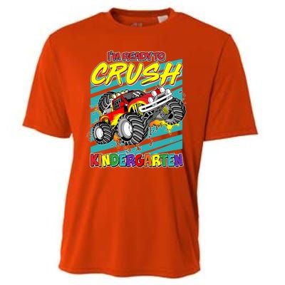 I'm Ready To Crush Kindergarten Monster Truck Cooling Performance Crew T-Shirt