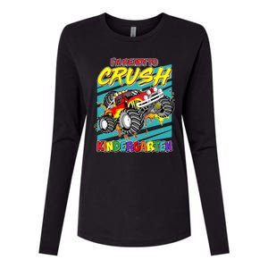 I'm Ready To Crush Kindergarten Monster Truck Womens Cotton Relaxed Long Sleeve T-Shirt