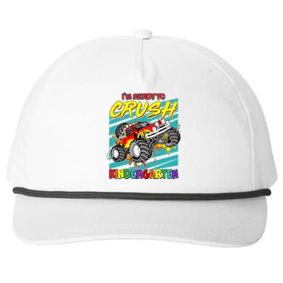 I'm Ready To Crush Kindergarten Monster Truck Snapback Five-Panel Rope Hat