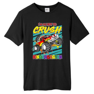 I'm Ready To Crush Kindergarten Monster Truck Tall Fusion ChromaSoft Performance T-Shirt