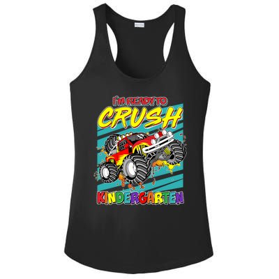 I'm Ready To Crush Kindergarten Monster Truck Ladies PosiCharge Competitor Racerback Tank