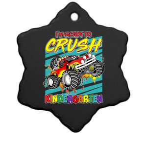 I'm Ready To Crush Kindergarten Monster Truck Ceramic Star Ornament