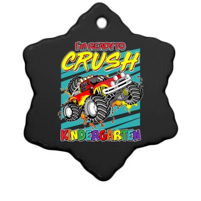 I'm Ready To Crush Kindergarten Monster Truck Ceramic Star Ornament