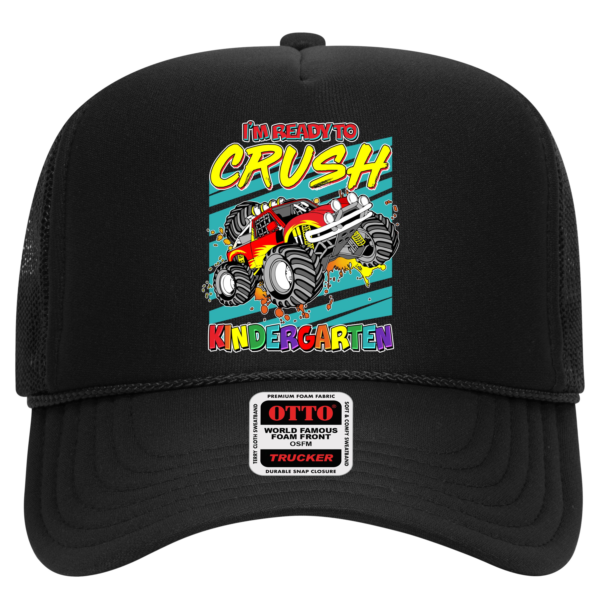 I'm Ready To Crush Kindergarten Monster Truck Hat
