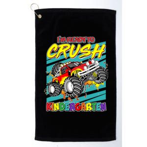 I'm Ready To Crush Kindergarten Monster Truck Platinum Collection Golf Towel